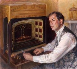James Bowman - painting by June Mendoza